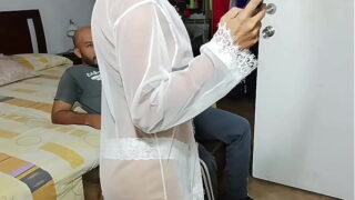 Goddess body intense moans and hot POV from the bed to the dining room