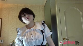 Short Hair Japanese Teen Hot babe Wants Intense Orgasm and Creampie